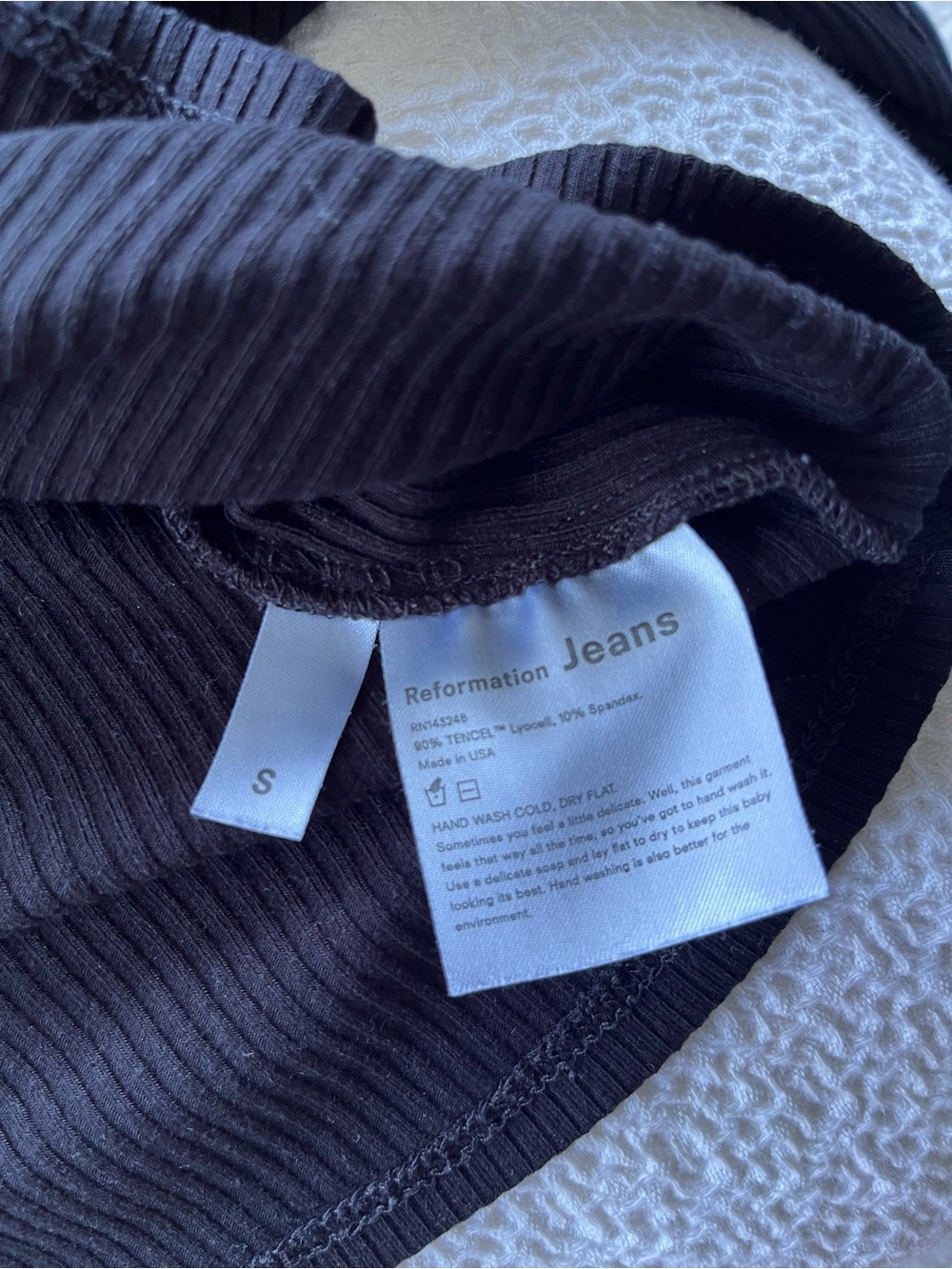 Reformation Paige Ribbed Top - Picture 7 of 8